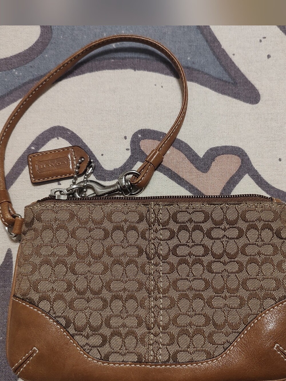 Vintage Coach Wristlet